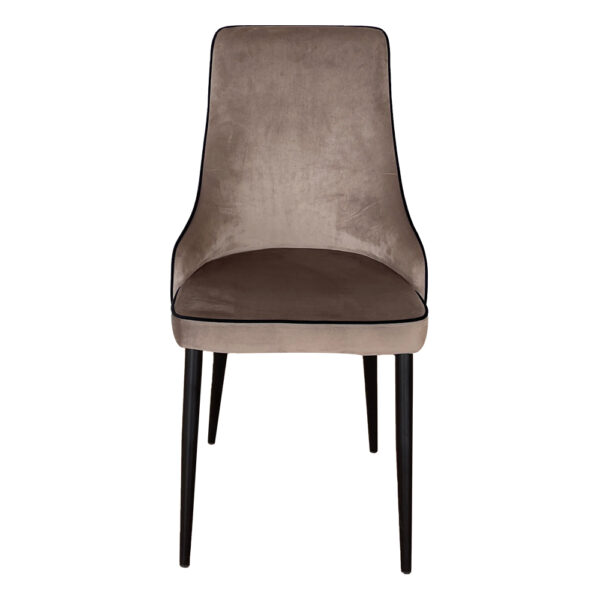 SARLIN ΚΑΡΕΚΛΑ BEIGE ΜΑΥΡΟ 48x57xH94cm