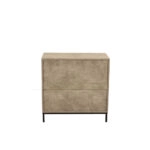 RUBIK ΚΟΜΟΤΑ 3ΣΥΡΤΑΡΙΑ CEMENT ΑΝΟΙΧΤΟ ΜΕ PATTERN 80x40xH80cm