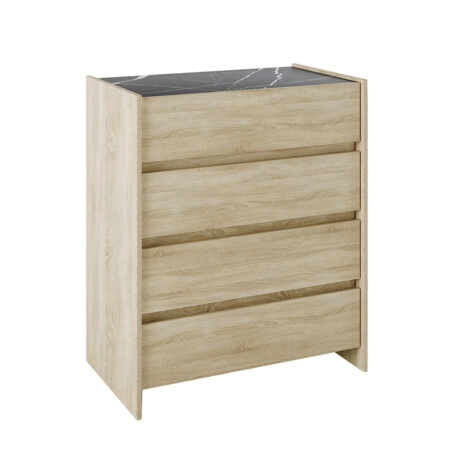 GASPER ΣΥΡΤΑΡΙΕΡΑ 4ΣΥΡΤΑΡΙΑ SONOMA ΠΕΤΡΑ 76x46xH92cm