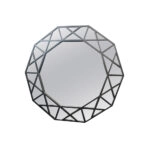 DIAMANTE ΚΑΘΡΕΠΤΗΣ ΤΟΙΧΟΥ ΜΑΥΡΟ 80x80cm