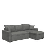 Καναπές Γωνιακός  Αναστρέψιμος ULUA Γκρι 225x148x81cm