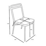 HANG ΚΑΡΕΚΛΑ ΦΥΣΙΚΟ ΣΚΟΥΡΟ 48x61xH83cm