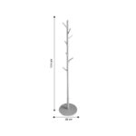 Καλόγερος ρούχων Driko  ξύλο σε φυσική απόχρωση Φ38x174εκ