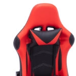 Καρέκλα γραφείου gaming Zeldo pu μαύρο-κόκκινο 66x56x135εκ