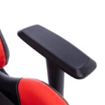 Καρέκλα γραφείου gaming Zeldo pu μαύρο-κόκκινο 66x56x135εκ