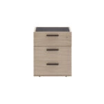 DAVINCI ΣΥΡΤΑΡΙΕΡΑ 3ΣΥΡΤΑΡΙΑ SONOMA ΜΑΥΡΟ OAK 50x47,2xH61,2cm