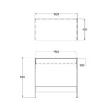 PRACTICO ΓΡΑΦΕΙΟ 1ΣΥΡΤΑΡΙ ΛΕΥΚΟ ΦΥΣΙΚΟ 80x40x76