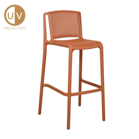 POLLY ΣΚΑΜΠΩ BAR TERRACOTTA 41x47xH100