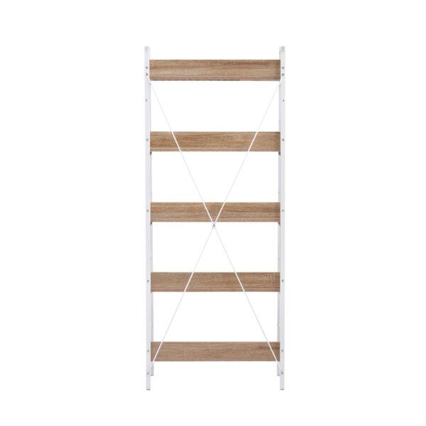ONE STEP UP ΒΙΒΛΙΟΘΗΚΗ 5ΡΑΦΙΑ SONOMA ΛΕΥΚΟ 60x35xH149cm
