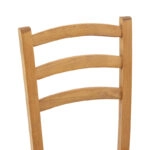 Καρέκλα καφενείου Πάρος  μασίφ ξύλο οξιάς λούστρο καρυδί 41x42x92εκ