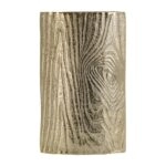 Zebra Βάζο Αλουμινίου Χρυσό (15,5x6.5x25)cm