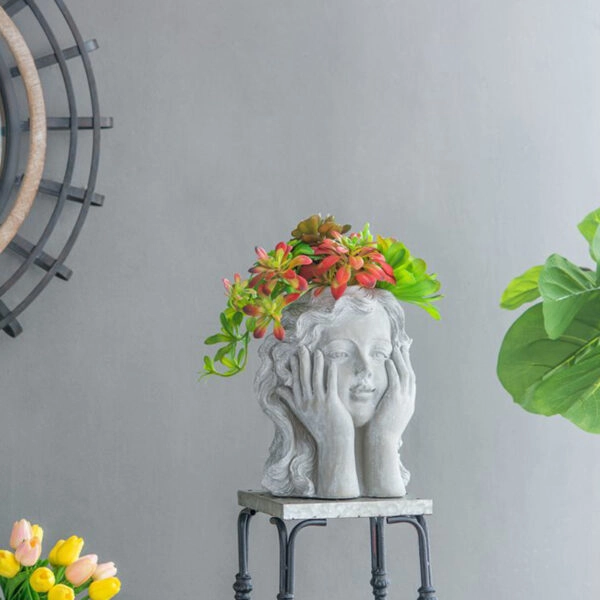 Artekko Cement Κασπώ Τσιμεντένιο Γκρι (23x20x29)cm