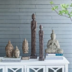 Artekko Buddha Βούδας Άγαλμα Διακοσμητικός Ρητίνη(33x16x43)cm