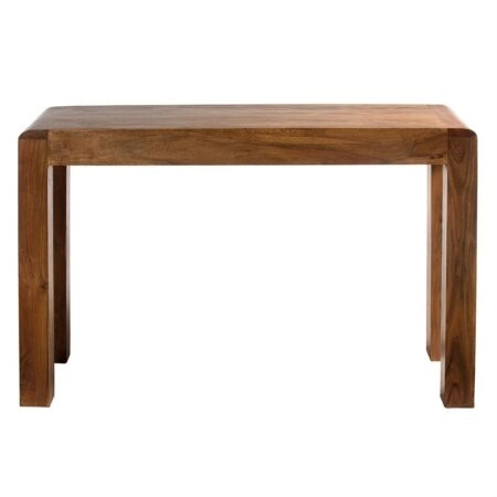 Artekko Console Κονσόλα Ξύλινη Μελί Απόχρωση (120x40x76)cm