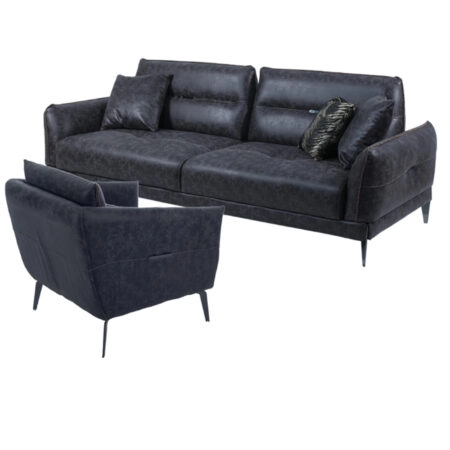 Artekko Glaakko Καναπές Κρεβάτι Τριθέσιος (237x98x89)  και Πολυθρόνα (74x86x75) ΣΕΤ