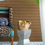 Artekko Woody Διακοσμητικό Μπολ από Ξύλο Teak σε Φυσική Απόχρωση (35x30x20)cm
