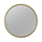 Convex Καθρέπτης/Κάτοπτρο Μέταλλο Χρυσό (26.5x3x26.5)cm