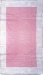 ΧΑΛΙ ΒΑΜΒΑΚΕΡΟ PINEROLO WHITE/LIGHT PINK - 070cm x 140cm
