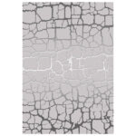 ΧΑΛΙ ΣΑΛΟΝΙΟΥ ΜΕ ΚΡΟΣΙΑ ΓΚΡΙ JOSIANE HM7677.19 120X170 εκ