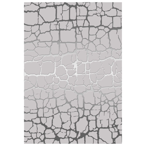 ΧΑΛΙ ΣΑΛΟΝΙΟΥ ΜΕ ΚΡΟΣΙΑ ΓΚΡΙ JOSIANE HM7677.19 120X170 εκ