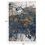 ΧΑΛΙ ΣΑΛΟΝΙΟΥ ΜΕ ΚΡΟΣΙΑ JOSIANE HM7677.13 ΠΟΛΥΧΡΩΜΟ 120X170 εκ.