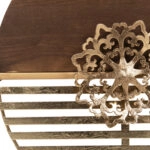 ΔΙΑΚΟΣΜΗΤΙΚΟ ΤΟΙΧΟΥ HM4210 ΜΕΤΑΛΛΟ ΣΕ ΚΑΦΕ-ΧΡΥΣΟ 125x39Y εκ.