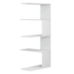 ΕΠΙΤΟΙΧΙΑ ΡΑΦΙΕΡΑ RORY HM8931.11 ΜΕΛΑΜΙΝΗ ΣΕ ΛΕΥΚΟ 22x51,5x109Υ εκ.