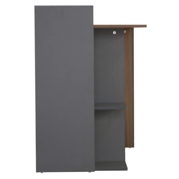 ΓΡΑΦΕΙΟ ΜΕΛΑΜΙΝΗΣ HM8994.01 ΚΑΡΥΔΙ ΓΚΡΙ 112x55x85Y εκ.