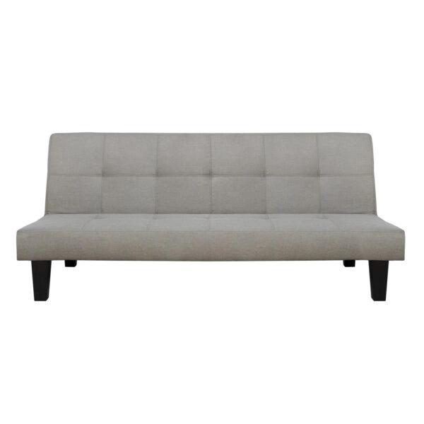 ΚΑΝΑΠΕΣ ΚΡΕΒΑΤΙ ODESSA HM3000.01 ΥΦΑΣΜΑ ΜΠΕΖ 179x80x79 εκ.