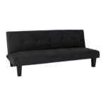 ΚΑΝΑΠΕΣ ΚΡΕΒΑΤΙ ODESSA HM3000.14 ΜΑΥΡΟ ΒΕΛΟΥΔΟ 180x83x75Y εκ.