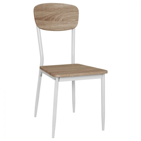 ΚΑΡΕΚΛΑ ΤΡΑΠΕΖΑΡΙΑΣ PAGET HM8373.02 SONAMA--ΛΕΥΚΑ ΜΕΤΑΛΛΙΚΑ ΠΟΔΙΑ 40x49x87