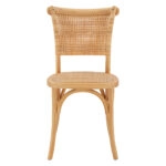 ΚΑΡΕΚΛΑ ΞΥΛΙΝΗ LIBERTY ΜΕ ΠΛΕΞΗ RATTAN ΣΕ ΦΥΣΙΚΗ ΑΠΟΧΡΩΣΗ HM8752.01 49x54x89 εκ.