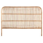 ΚΕΦΑΛΑΡΙ ΚΡΕΒΑΤΙΟΥ MERMA HM9549 ΣΕ ΦΥΣΙΚΟ ΧΡΩΜΑ RATTAN 165x5x121Yεκ.