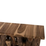 ΚΟΝΣΟΛΑ HM9336 ΑΠΟ ΜΑΣΙΦ ΞΥΛΟ ΤEAK ΦΥΣΙΚΟ 100X35X75Y εκ.