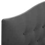 ΚΡΕΒΑΤΙ MALENA ΑΠΟ ΓΚΡΙ ΒΕΛΟΥΔΟ HM647.10 ΓΙΑ ΣΤΡΩΜΑ 120x200 εκ.