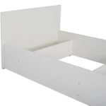 ΚΡΕΒΑΤΙ ADLER ΜΕΛΑΜΙΝΗΣ ΜΟΝΟ ΓΙΑ ΣΤΡΩΜΑ 90Χ200εκ. ΛΕΥΚΟ HM2433.03