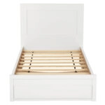 ΚΡΕΒΑΤΙ MELANY HM346.05 ΜΕ 1 ΣΥΡΤΑΡΙ ΛΕΥΚΟ ΓΙΑ ΣΤΡΩΜΑ 90Χ190 εκ.