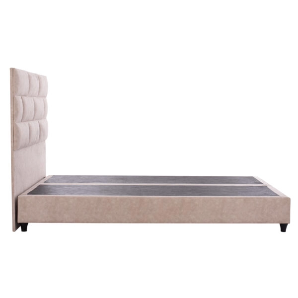 ΚΡΕΒΑΤΙ SOLEDAD ΜΠΕΖ HM644.22 ΓΙΑ ΣΤΡΩΜΑ 150x200 εκ.