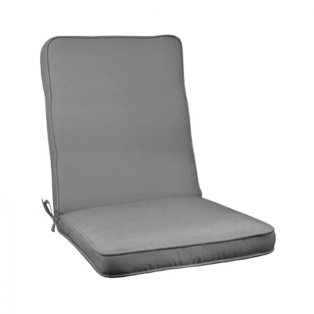 ΜΑΞΙΛΑΡΙ ΚΑΡΕΚΛΑΣ ΜΕ ΠΛΑΤΗ POLYESTER CHIOS ΓΚΡΙ HM11238.10P 117(45+72)X46X6 εκ.