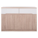 ΜΠΟΥΦΕΣ JOLENE HM2234.02 2 ΣΥΡΤΑΡΙΑ & 4 ΠΟΡΤΕΣ SONAMA 120X40X80εκ.