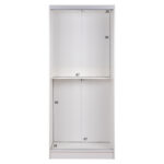 ΝΤΟΥΛΑΠΑ ΣΥΡΟΜΕΝΗ ADLER ΜΕΛΑΜΙΝΗΣ 90x45x210Yεκ. ΛΕΥΚΗ 2ΦΥΛΛΗ HM2436.03