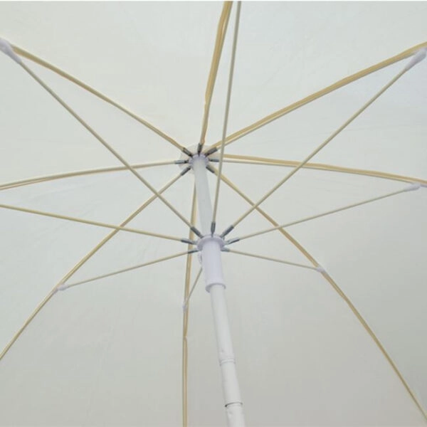 ΟΜΠΡΕΛΑ ΘΑΛΑΣΣΗΣ RANDALL 2.00μ HM6015.01 ΛΕΥΚΗ 8 ΑΚΤΙΝΕΣ FIBERGLASS