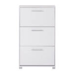 ΠΑΠΟΥΤΣΟΘΗΚΗ DAVINA ΜΕΛΑΜΙΝΗΣ 3ΘΕΣΕΩΝ HM2221.05 ΛΕΥΚΗ 62Χ24Χ110Υ εκ.