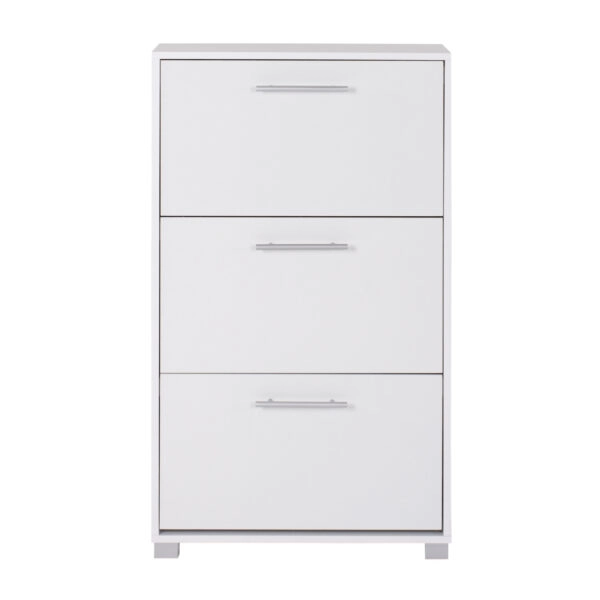 ΠΑΠΟΥΤΣΟΘΗΚΗ DAVINA ΜΕΛΑΜΙΝΗΣ 3ΘΕΣΕΩΝ HM2221.05 ΛΕΥΚΗ 62Χ24Χ110Υ εκ.