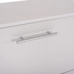 ΠΑΠΟΥΤΣΟΘΗΚΗ DAVINA ΜΕΛΑΜΙΝΗΣ 3ΘΕΣΕΩΝ HM2221.05 ΛΕΥΚΗ 62Χ24Χ110Υ εκ.