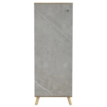 ΠΑΠΟΥΤΣΟΘΗΚΗ-ΝΤΟΥΛΑΠΙ ALVARO HM8954.11 ΜΕΛΑΜΙΝΗ SONAMA-STONE TEXTURE 50Χ38Χ135Yεκ.