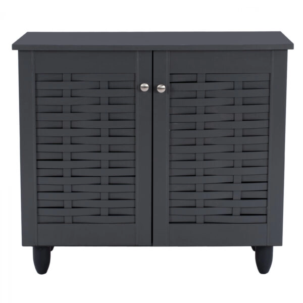 ΠΑΠΟΥΤΣΟΘΗΚΗ-ΝΤΟΥΛΑΠΙ ΞΥΛΙΝΗ CASSIOPE HM2208.10 ΓΚΡΙ 77Χ34Χ67.5εκ.