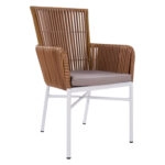 ΠΟΛΥΘΡΟΝΑ ΑΛΟΥΜΙΝΙΟΥ COMPRERIA HM5298.01 ΜΠΕΖ ΜΕ ΜΑΞΙΛΑΡΙ 57x60x90 cm