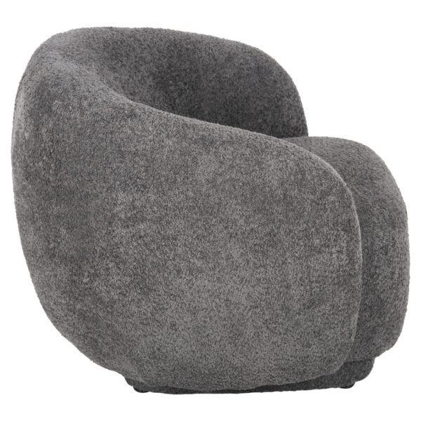 ΠΟΛΥΘΡΟΝΑ KARPEN HM9600.01 ΓΚΡΙ ΜΠΟΥΚΛΕ ΥΦΑΣΜΑ 93x87x78Υ εκ.