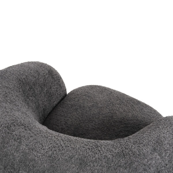 ΠΟΛΥΘΡΟΝΑ KARPEN HM9600.01 ΓΚΡΙ ΜΠΟΥΚΛΕ ΥΦΑΣΜΑ 93x87x78Υ εκ.